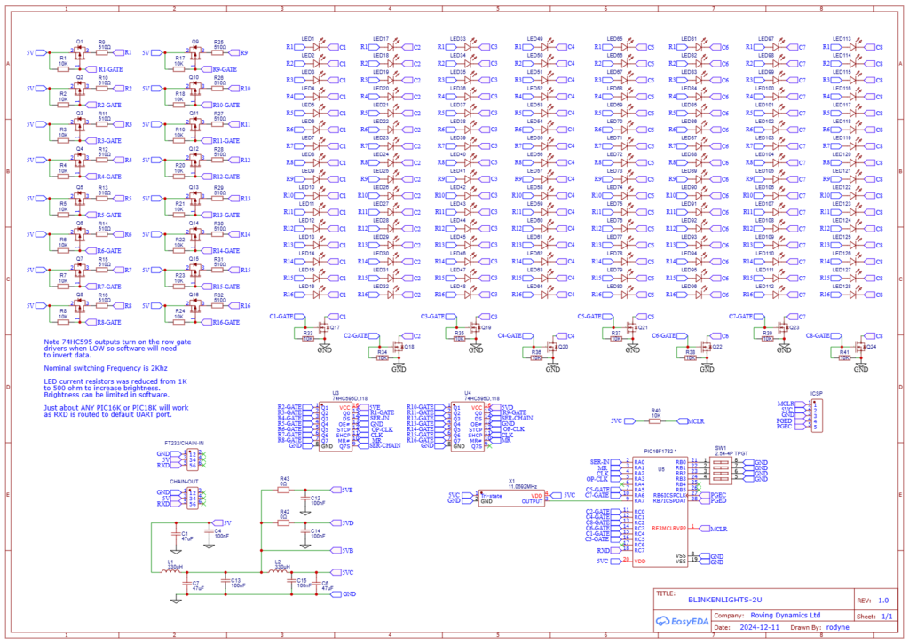 Schematic BLINKENLIGHTS 2U 2025 01 11