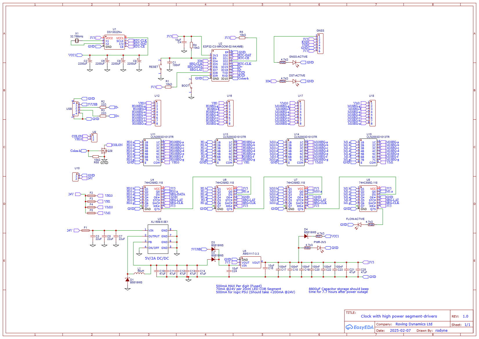 Schematic Indevin Clock V2 2025 03 05