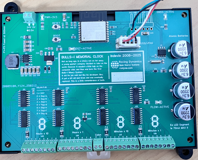 Clock pcb